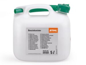Kanister na benzín - 5 l, priesvitný
